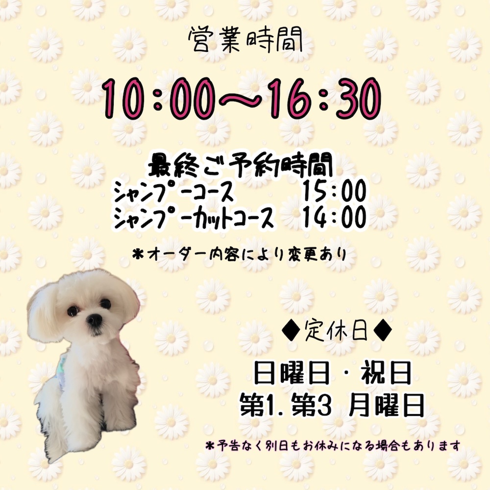 TN営業時間変更